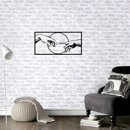 Modern Black Metal Wall Art